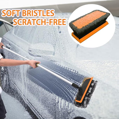 62'' Car Wash Brush with Long Handle, Soft Bristle Scratch-Free Car Wash - Image 3