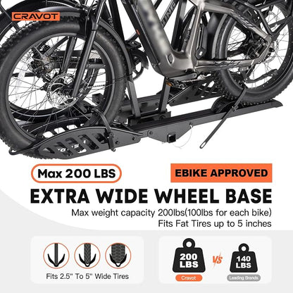CyberRack E1 Hitch 1-EBike Rack - Image 3