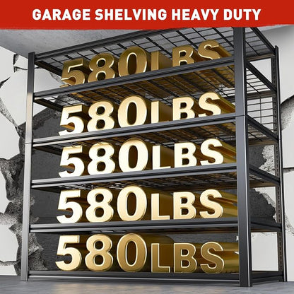 REIBII 84" H Garage Shelving, 6-Tier Storage Shelves Heavy Duty Loads 3500LBS - Image 4
