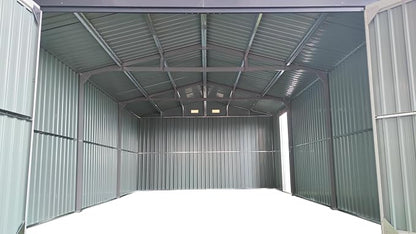 KUIKUI Shed 20x13 FT, Metal Shed Without Floor, Outdoor Storage Shed - Image 9