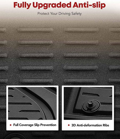 YHTAUTO Floor Mats Fit 2020-2024 Hyundai Sonata & 2021-2025 Kia K5 FWD - Image 4