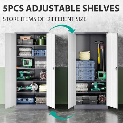 Wide & Deep Metal Storage Cabinet - Image 3