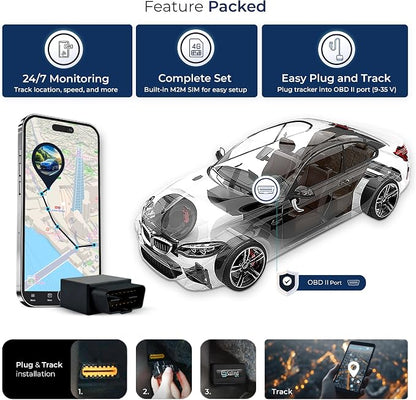 Salind GPS 4G LTE OBD 9-35V Fleet and Vehicle Tracker – Hidden Car, Trailer - Image 3