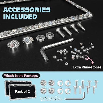 Dazzling Bling License Plate Frames - Image 3