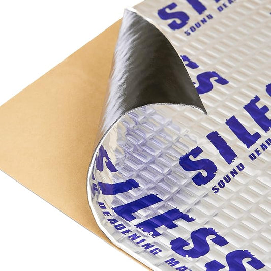 Siless 50 mil 52 sqft Car Sound Deadening mat by SILESS