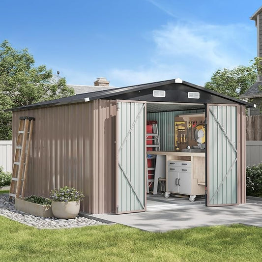 Aoxun 10 x 12FT Outdoor Storage Shed by Aoxun