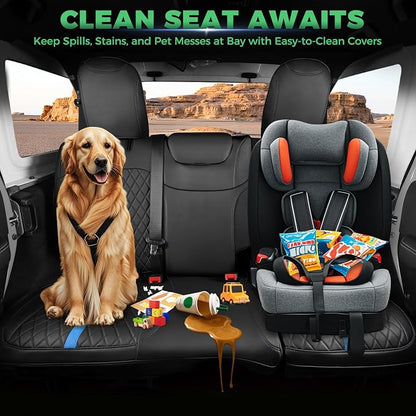 for Jeep Wrangler Seat Covers 4Door JL 2018 2019 2020 2021 2022 2023 2024 2025 - Image 7