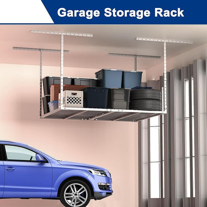 GIOTORENT 3x4FT Heavy Duty Overhead Garage Storage Rack - Image 2
