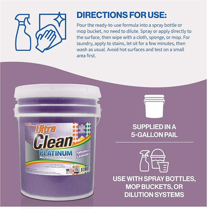 Ultra Clean Platinum Multipurpose Cleaner, Non-Abrasive and Bleach-Free - Image 5