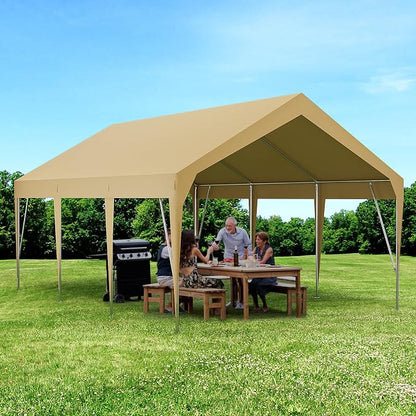 13x20ft Heavy Duty Carport Outdoor Car Canopy UV Resistant Waterproof Party - Image 5