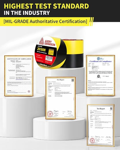 Floor Marking Tape, 2 INx108FT Strong Adhesive Caution Tape, High Durability - Image 5