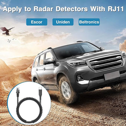 Radar Detector Cable, USB-C to RJ11 Plug Charging Kit, - Image 8