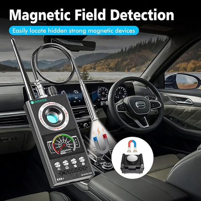 JMDHKK Hidden Camera Detector & Bug Detector – Magnetic Tracker & Wireless - Image 5