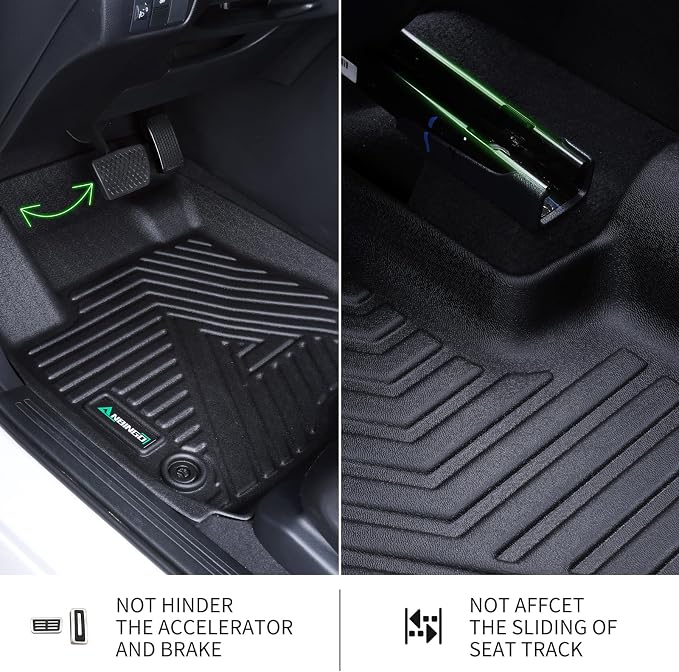 ANBINGO® Floor Mats for 2024 2025 Mazda CX-90 & CX90 PHEV 8 Passenger | 2nd Row - Image 4