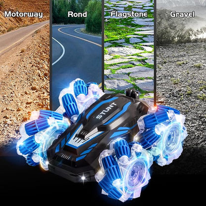 Remote Control Car, 2.4 Ghz 4WD Gesture Sensing RC Stunt Car, Double Sided 360° - Image 2