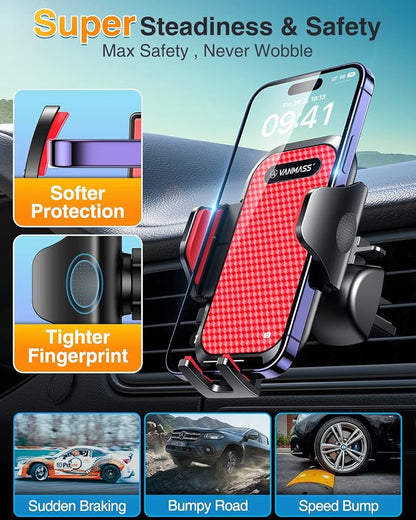 VANMASS Universal Car Phone Mount Dashboard Phone Holder, Handsfree Windshield - Image 7