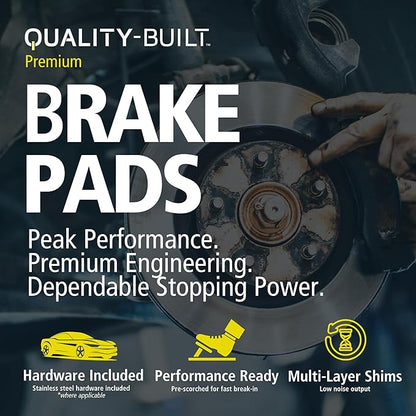 Premium Ceramic Rear Brake Pads Replacement - Image 4