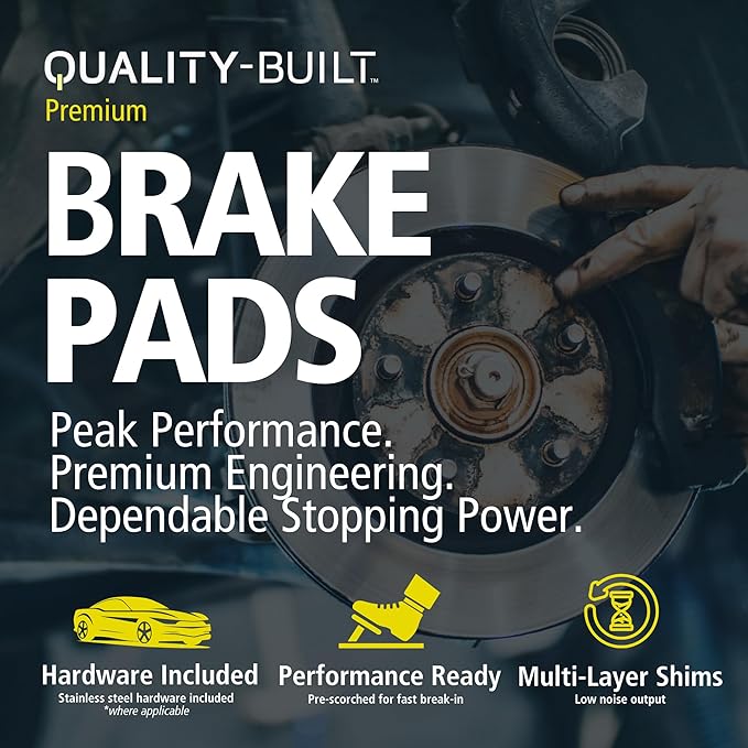 Premium Ceramic Front Brake Pads Compatible - Image 7