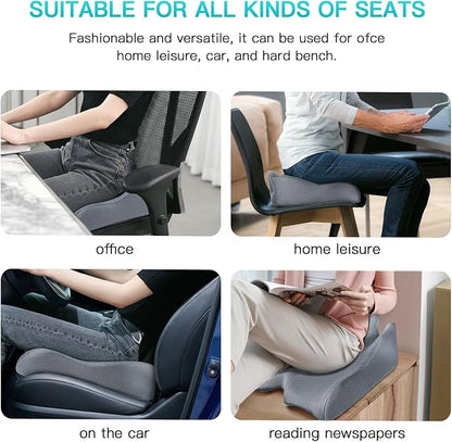 Benazcap Memory Seat Cushion for Office Chair Sciatica & Back Pain Relief - Image 7