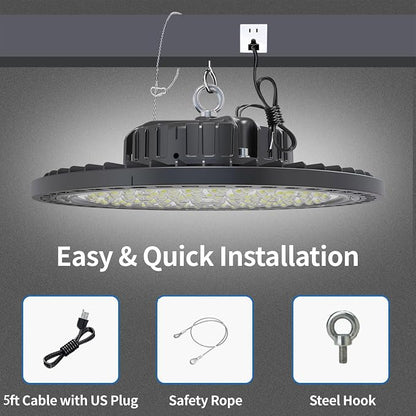 6 Pack UFO LED High Bay Light 200W, 29000 LM, 5000K - Image 7