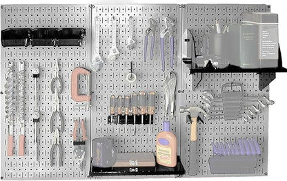 Wall Control 30-WRK-400GB Standard Workbench Metal Pegboard Tool Organizer - Image 2