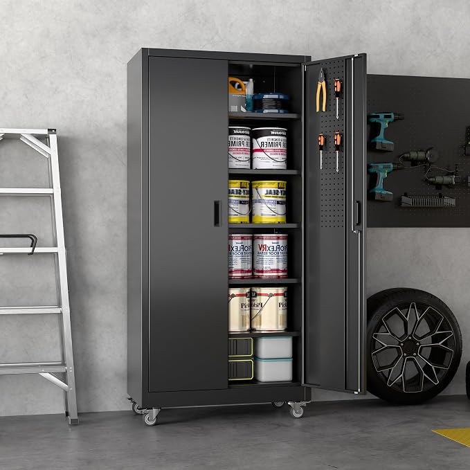 Metal Garage Storage Cabinet - Image 9