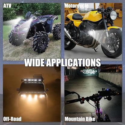 Motorcycle Driving Light 12-60V 40W 3600LM LED Fog Light - Image 2