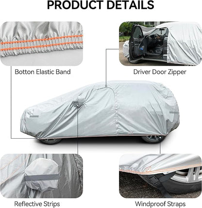 7-Layer Waterproof SUV Car Cover Fit - Image 5