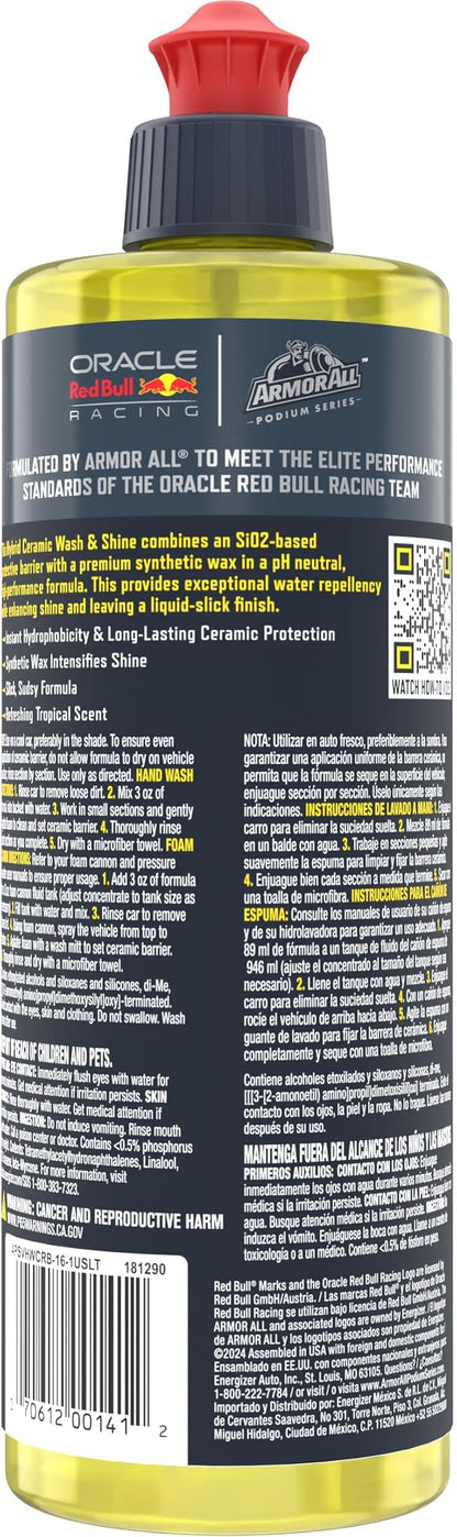 Armor All Podium Series Hybrid Ceramic Wash & Shine, 16 fl oz, 2-in-1 Car Wash - Image 8