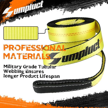 Recovery Tow Strap 2in X 20ft Heavy Duty 20, 000 lbs Break Strength, Use - Image 4