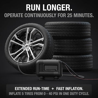 NOCO AIR10: UltraFast 10A Tire Inflator - 12V Portable Air Compressor Pump - Image 4