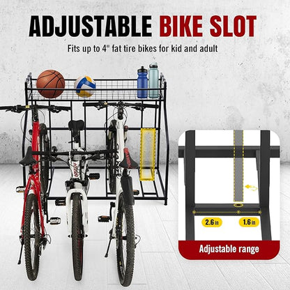 HEALTH LINE PRODUCT 4 Bike Stand, Indoor Bike Storage, Bicycle Rack - Image 3