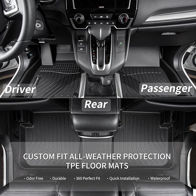 KELCSEECS® Floor Mats Custom for Volkswagen Jetta 2012-2018, All Weather - Image 2