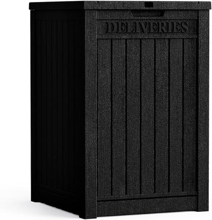 55 Gallon Plus Lockable Resin Deck Box, Waterproof Outdoor Storage Box by Decksplore%E2%80%94BuiltforOutdoor