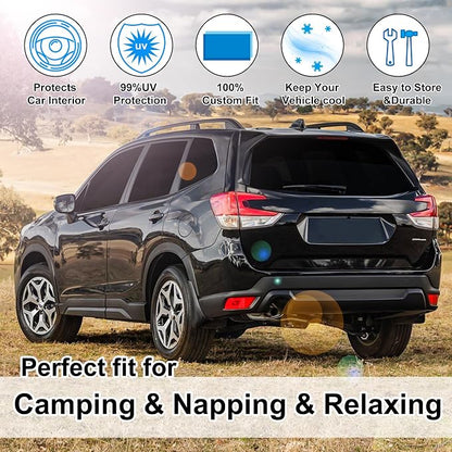 TINGLU Window Shades for Subaru Forester 2019-2024 Accessories Car Side Full - Image 6