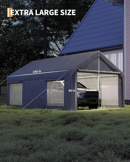 13 x 20FT Heavy Duty Carport - Image 3