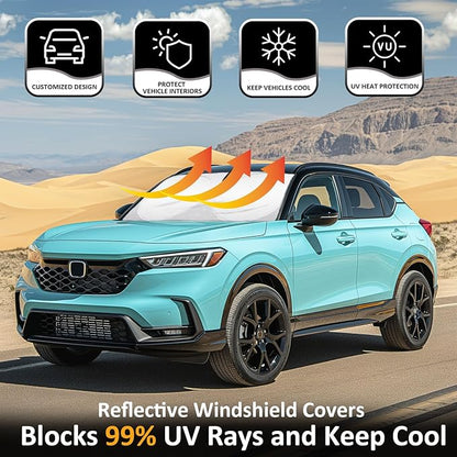 Sunshade for Honda CRV 2017-2022 Sun Shade Fit HR-V CR-V LX EX EX-L, Sport - Image 2