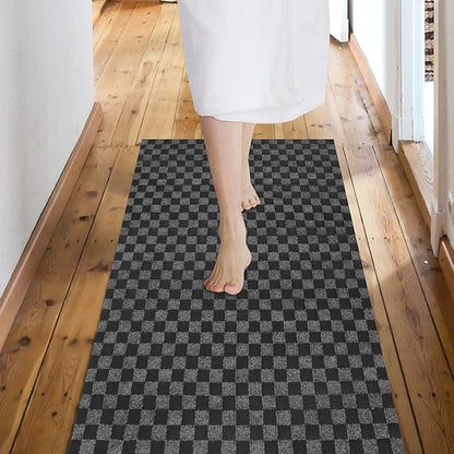 Custom Size Backed Non-Slip Area Rugs Runner, Easy Clean, Waterproof Runner Rugs by Weidear