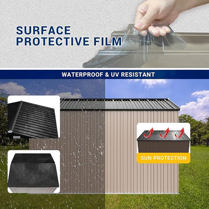 UDPATIO Outdoor Storage Shed 10x10 FT, Outside Sheds & Outdoor Storage Metal - Image 8