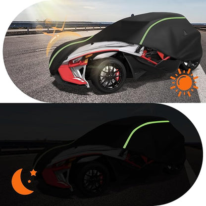 Full Cover Compatible with Polaris Slingshot with Roof, 420D Oxford Cloth - Image 5