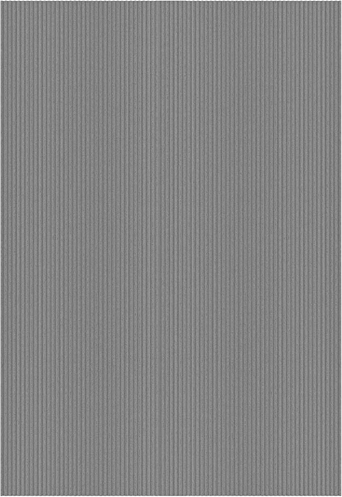 Ottomanson 5' x 6'6" Mud Mat Area Rug Scraper Carpet - Image 7
