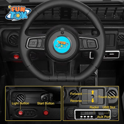 12V Ride On Truck for Kids, Electric Cars for Toddlers w/Remote Control - Image 6