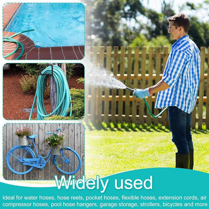 3PCS Metal Garden Hose Hook Heavy Duty Water Hose Hook Wall Mounted Garage Hook - Image 9
