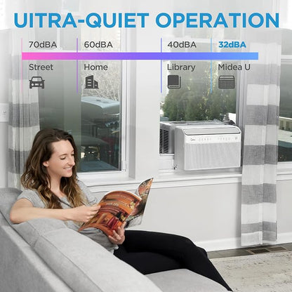 Midea MAW12V1QWT U-Shaped AC Window Air Conditioner - Image 2
