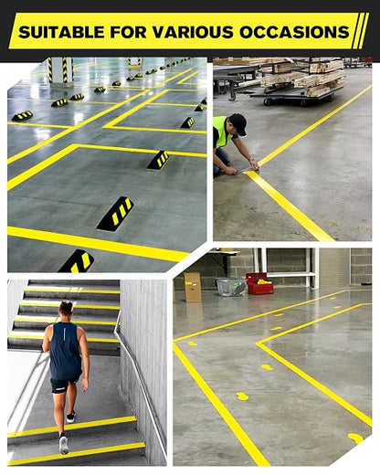 Floor Marking Tape, 2 in x 108 FT Strong Adhesive Caution Tape, High Durability - Image 8