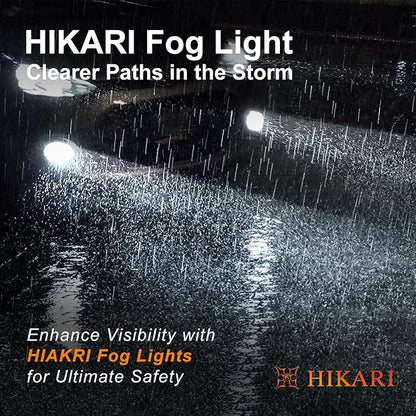 HIKARI WINGS H11 Fog Light, 50000LM Pure White 6000K LED Bulbs, Plug & Play - Image 6