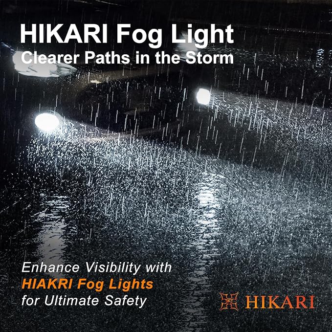 HIKARI WINGS 9005 Foglight Bulbs, 50000LM Super Bright, 6000K Cool White HB3 - Image 6