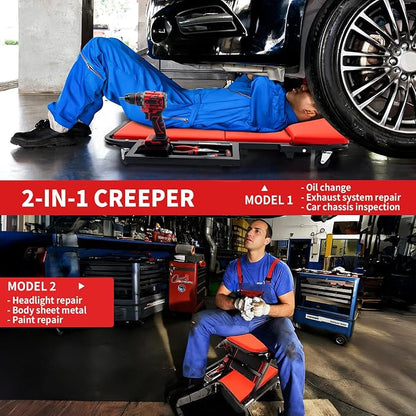 Mechanic Creeper 40 inches 2-in-1 Mode Z Seat - Image 2