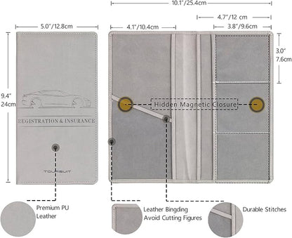 TOURSUIT Car Registration and Insurance Card Holder, Vehicle License Document - Image 4