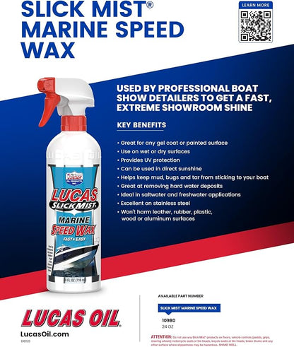 Lucas Oil 10980 Slick Mist Marine Speed Wax - Image 3